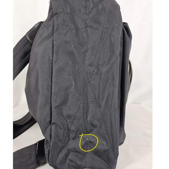 MARC JACOBS Nylon Varsity Mini Backpack, Black - Chic and Compact - Picture 7 of 16